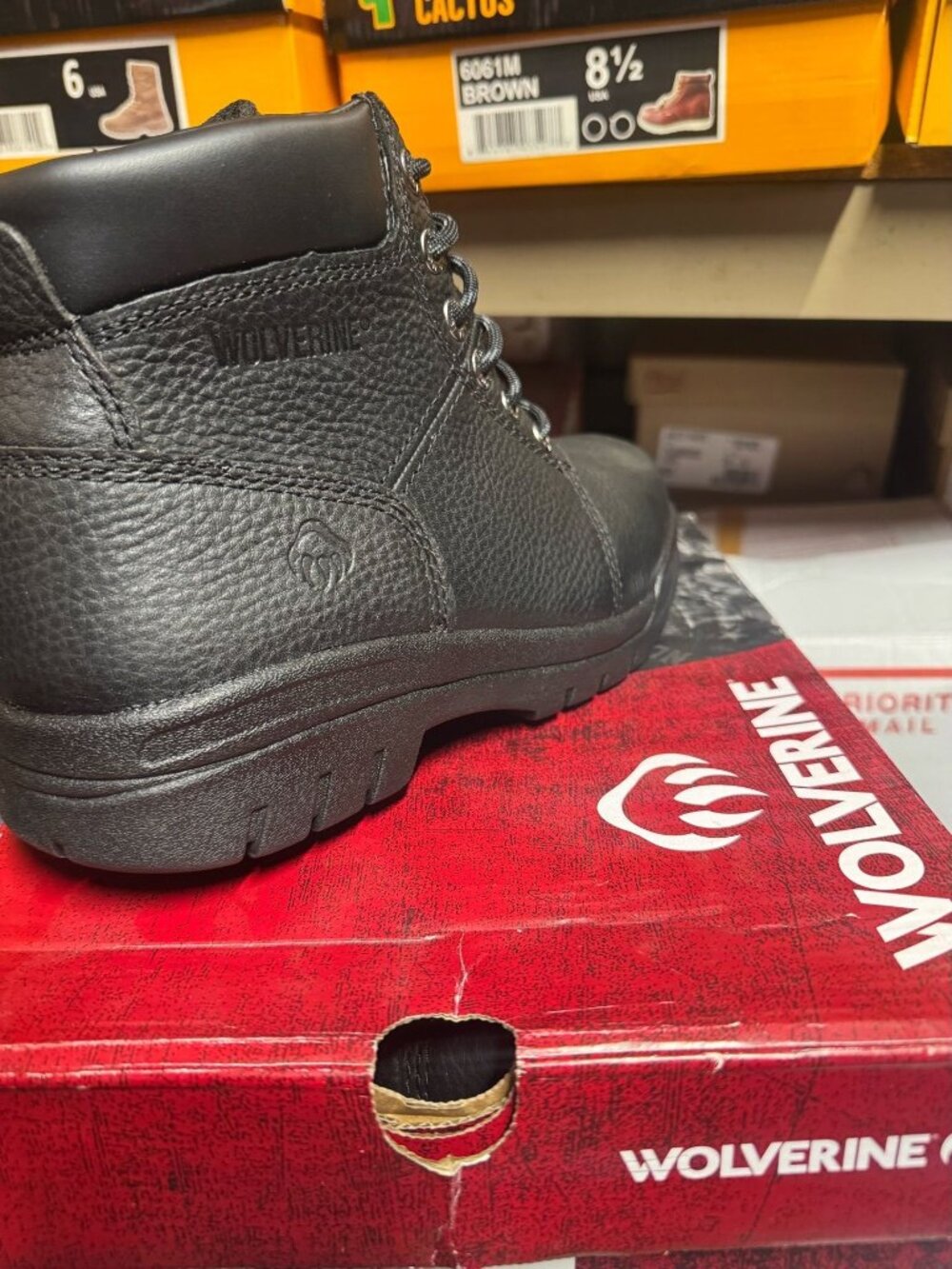 Wolverine Men's Steel Toe Work Boots Size 9 Extra Wide - New in Box